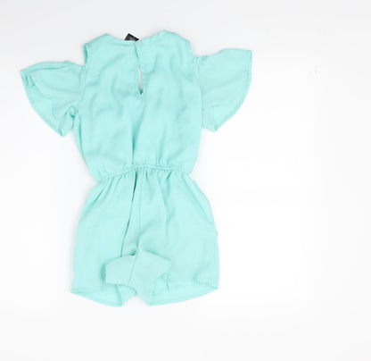 papaer doll Womens Green   Shorts One-Piece Size 8