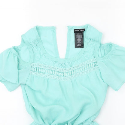 papaer doll Womens Green   Shorts One-Piece Size 8