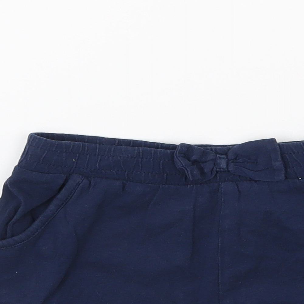 TU Girls Blue  Jersey Hot Pants Shorts Size 7 Years