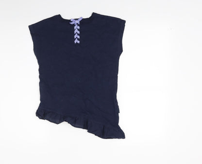 Marks and Spencer Girls Blue   Tunic T-Shirt Size 9-10 Years