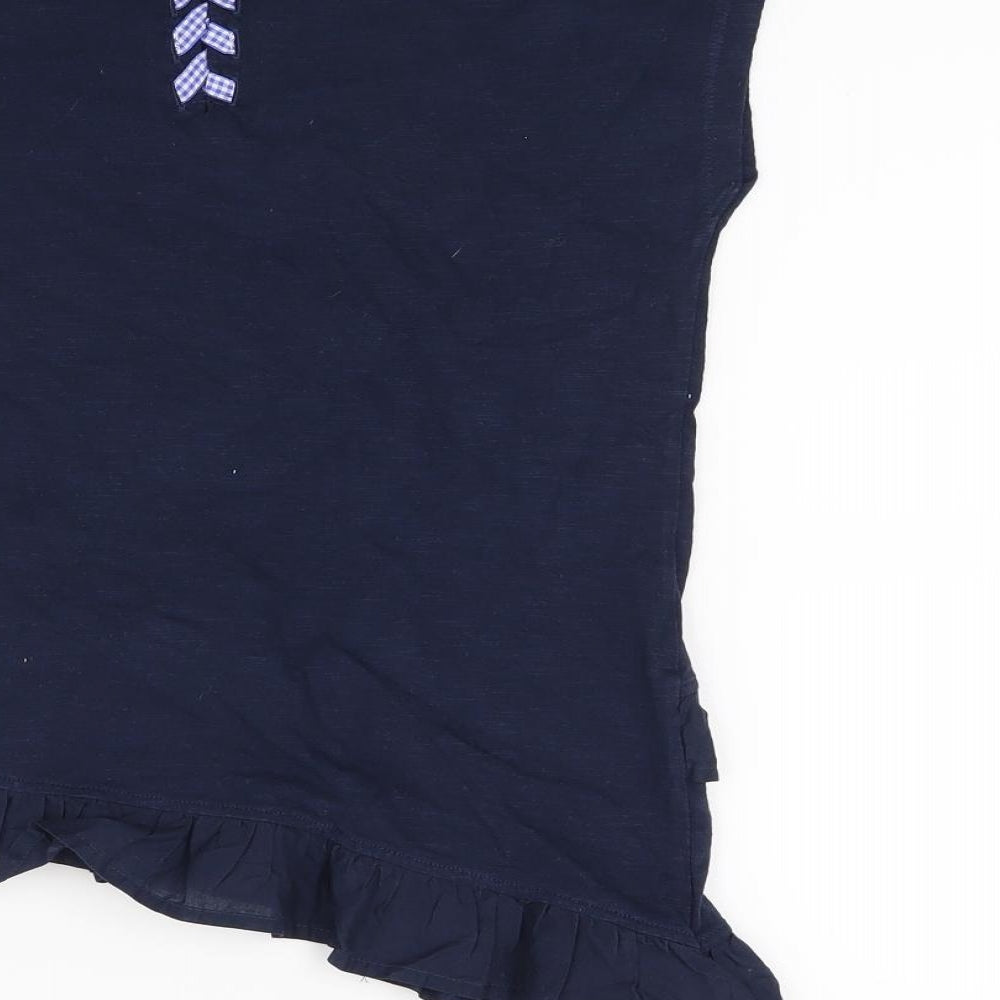Marks and Spencer Girls Blue   Tunic T-Shirt Size 9-10 Years