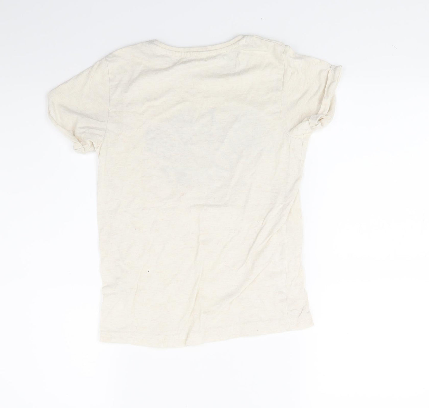 YD Girls White   Basic T-Shirt Size 10 Years  - Style Icon