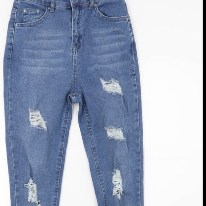 Select Womens Blue  Denim Skinny Jeans Size 8 L25 in