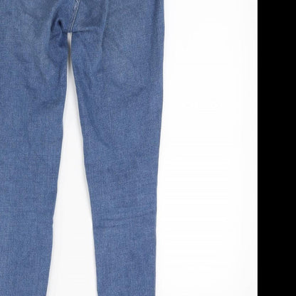 Select Womens Blue  Denim Skinny Jeans Size 8 L25 in