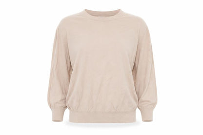 Front view of Amy & grace women’s brown jumper, size S
