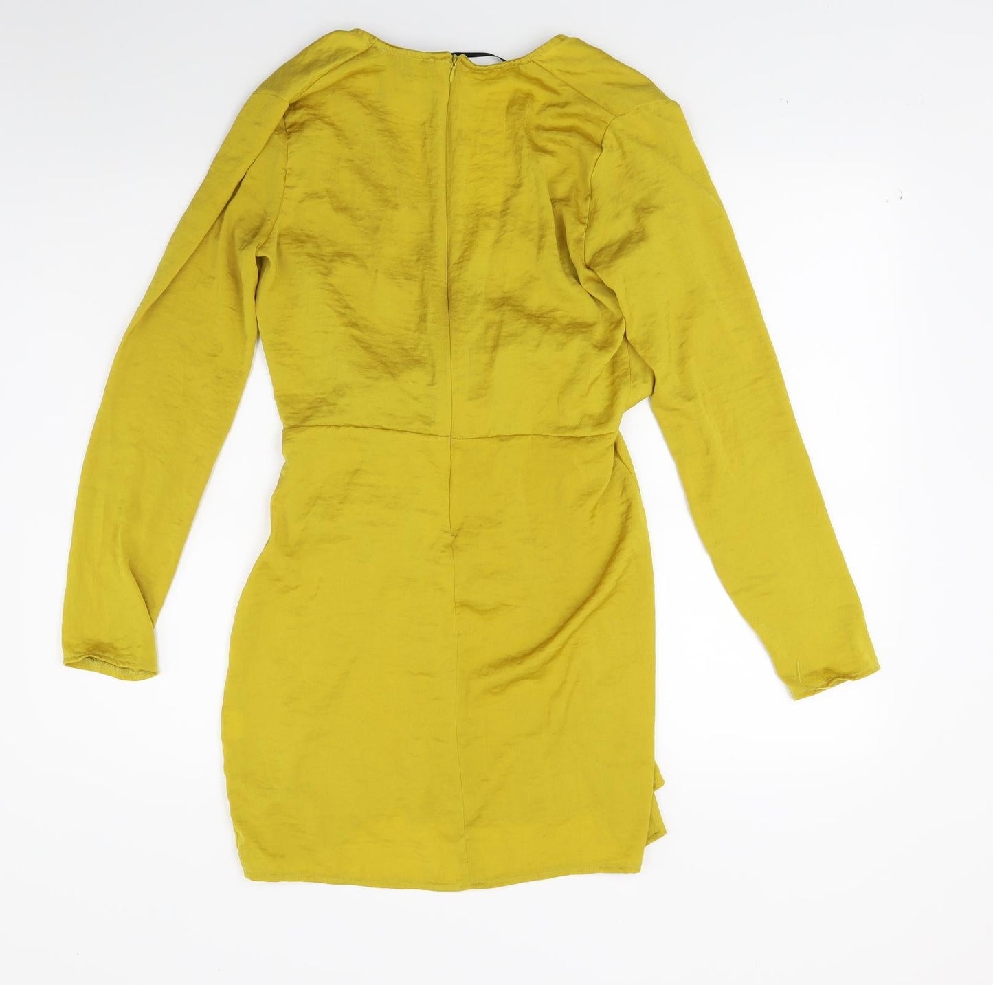 Missguided Womens Yellow   A-Line  Size 8
