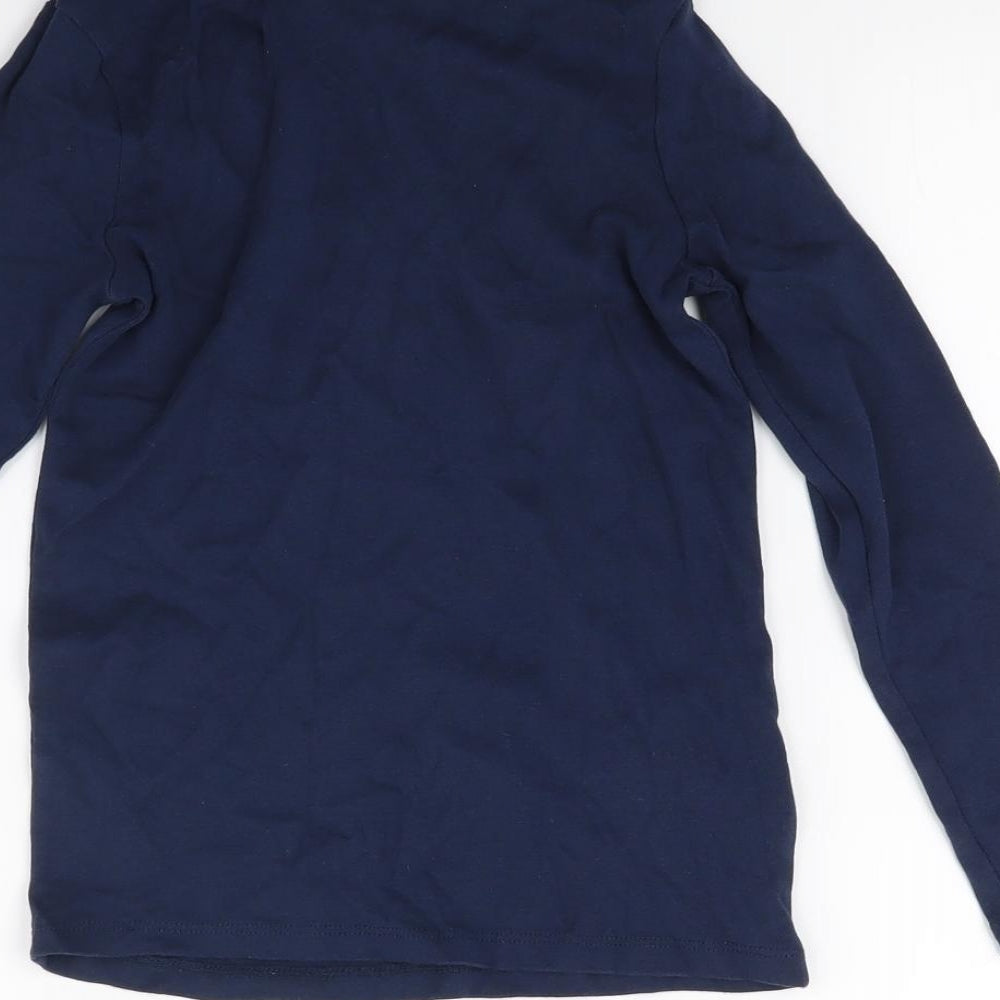 H&M Girls Blue   Pullover Jumper Size 7-8 Years