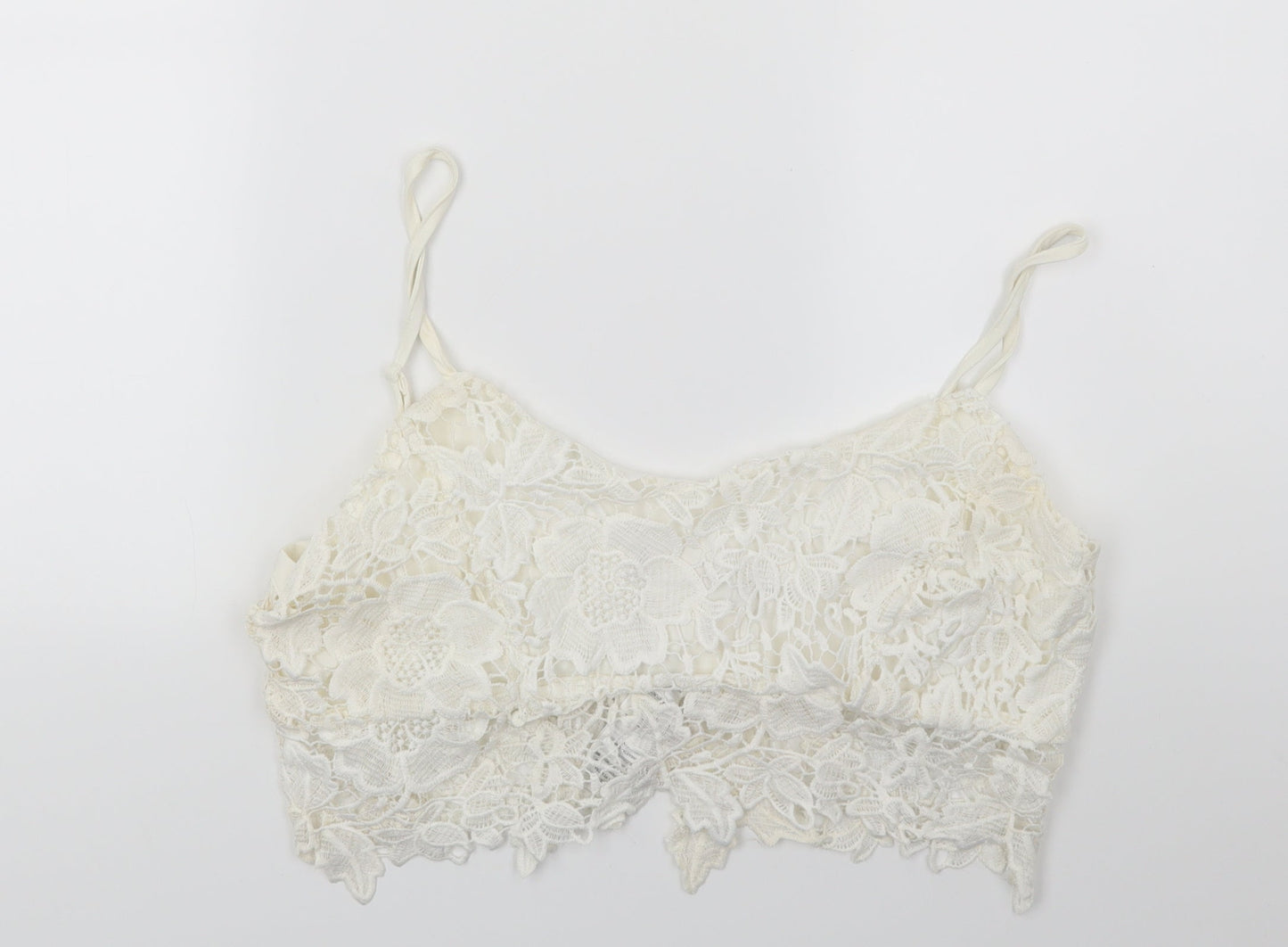 Cameo rose Womens White  Rayon Camisole Blouse Size 14