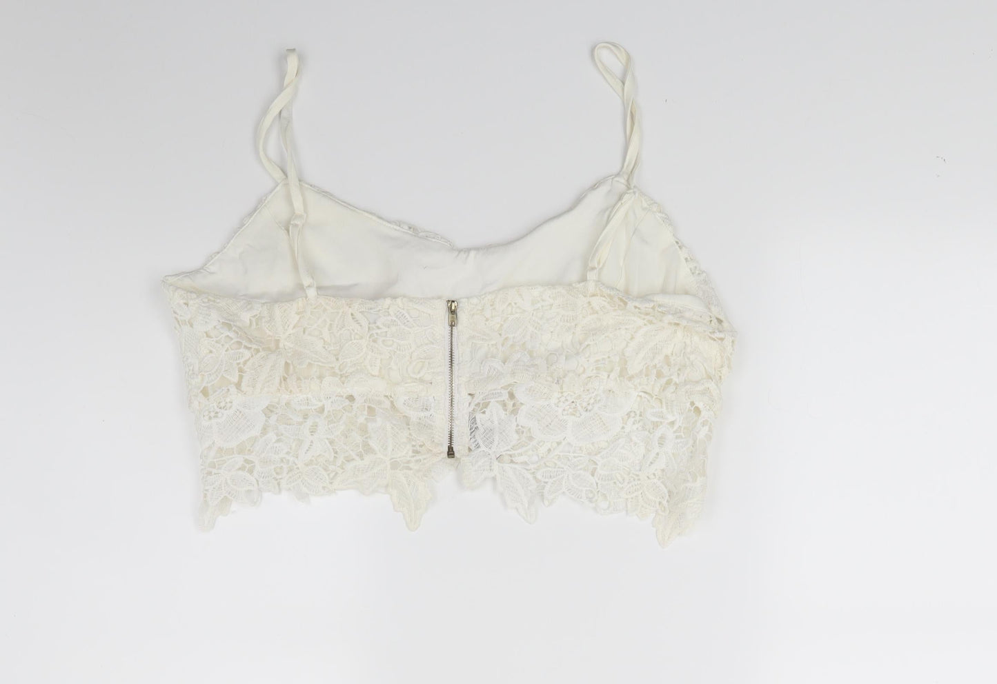 Cameo rose Womens White  Rayon Camisole Blouse Size 14