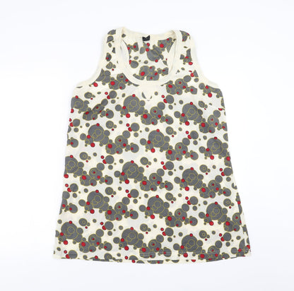 Womens UK Size XL VERO MODA Beige Basic Tank