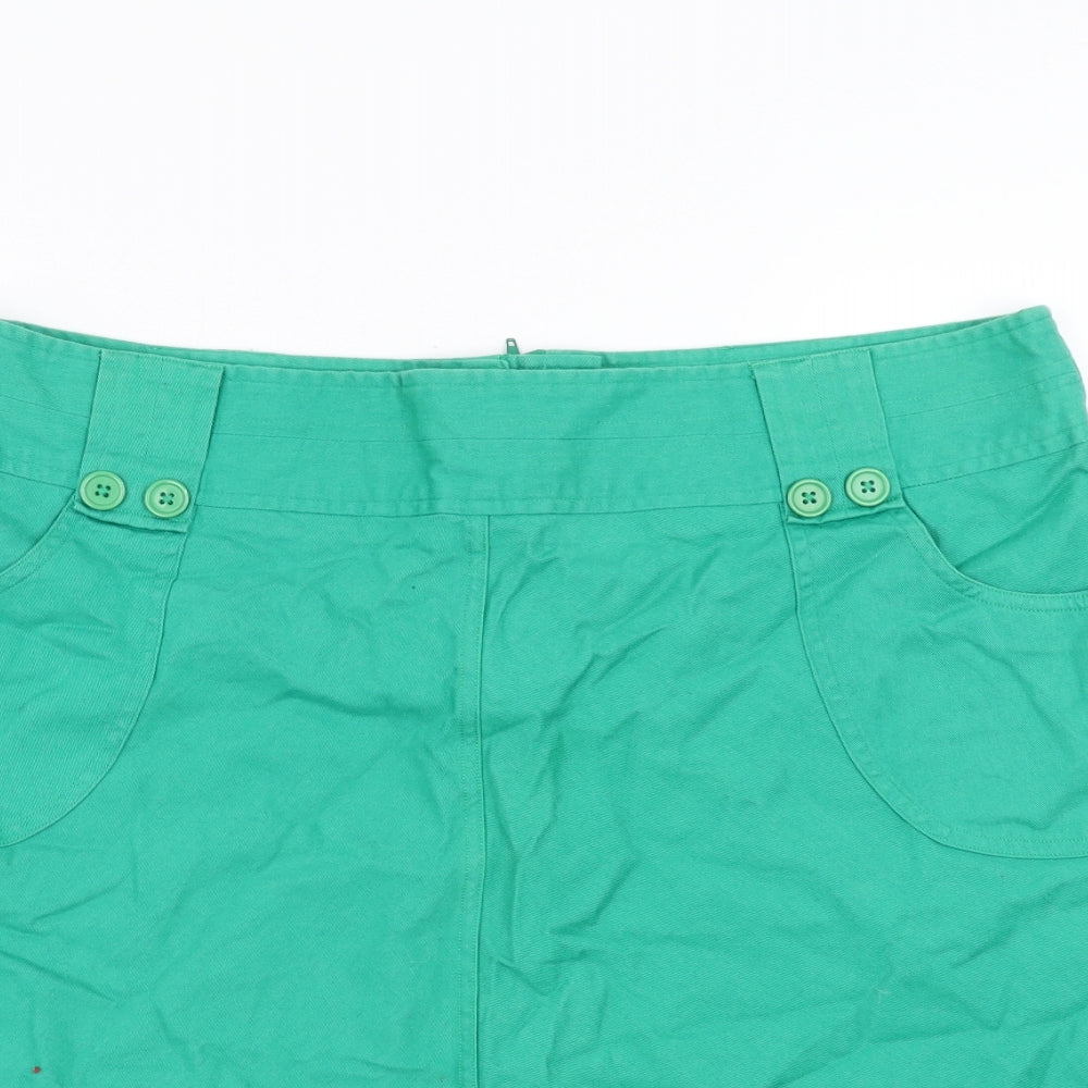 Dorothy Perkins Womens Green   A-Line Skirt Size 16