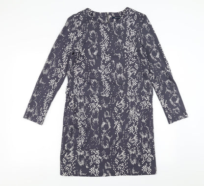 French Connection Womens Purple Geometric  Shift  Size 10