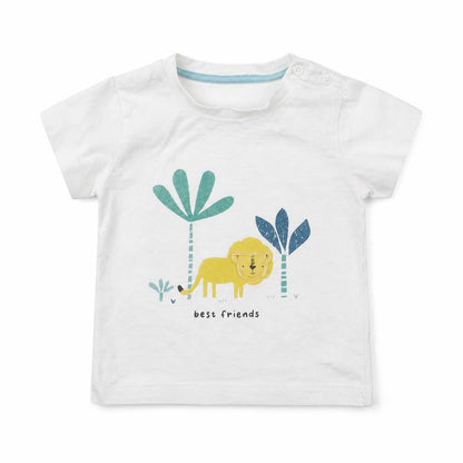 Matalan Baby White   Basic T-Shirt Size 9-12 Months  - best friends