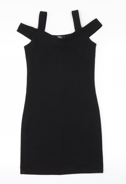 Miss Selfridge Womens Black   A-Line  Size 8
