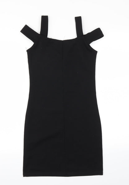 Miss Selfridge Womens Black   A-Line  Size 8