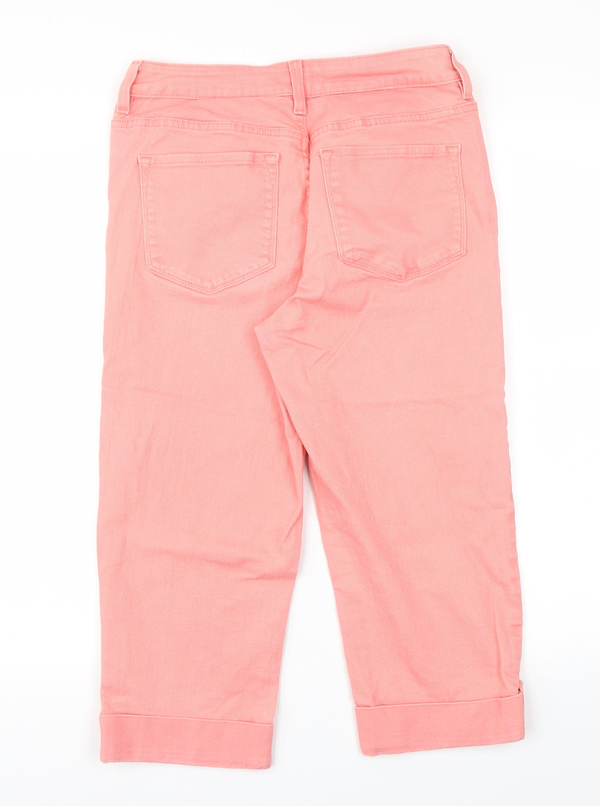 YNXDJ Womens Pink   Capri Jeans Size 6 L20 in