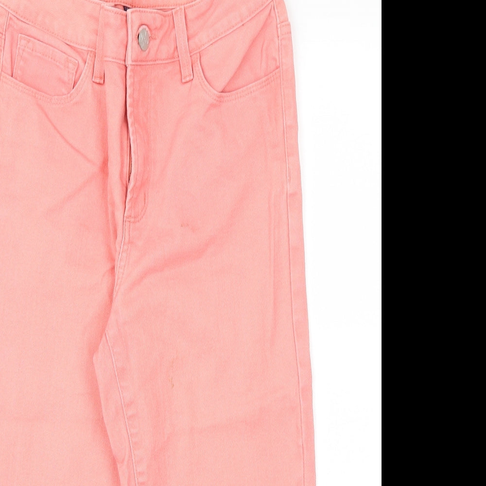 YNXDJ Womens Pink   Capri Jeans Size 6 L20 in