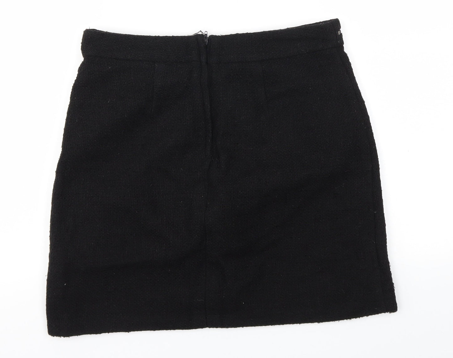 New Look Womens Black   A-Line Skirt Size 8
