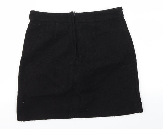 New Look Womens Black   A-Line Skirt Size 8