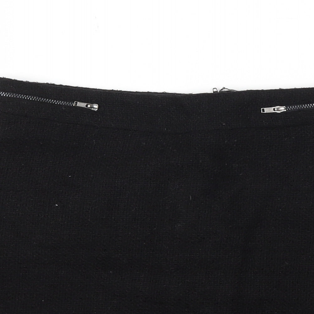 New Look Womens Black   A-Line Skirt Size 8