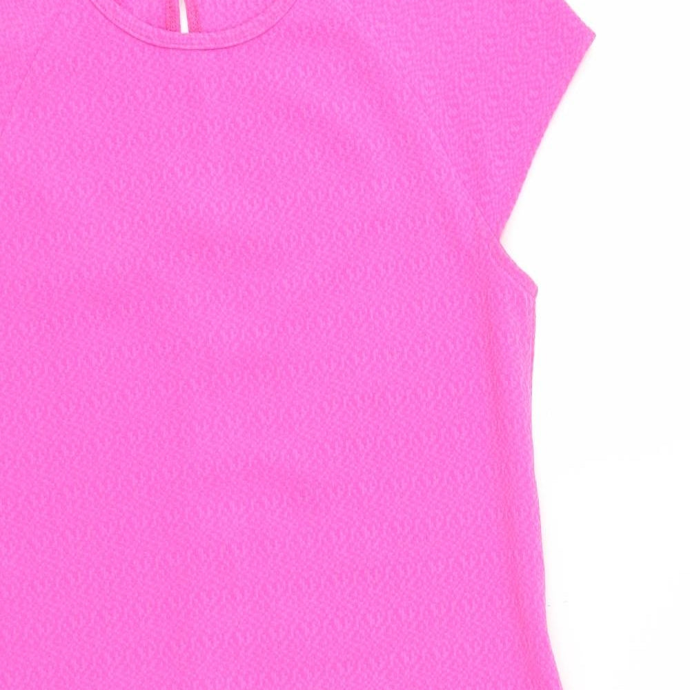 Boohoo Womens Pink   Fit & Flare  Size 10