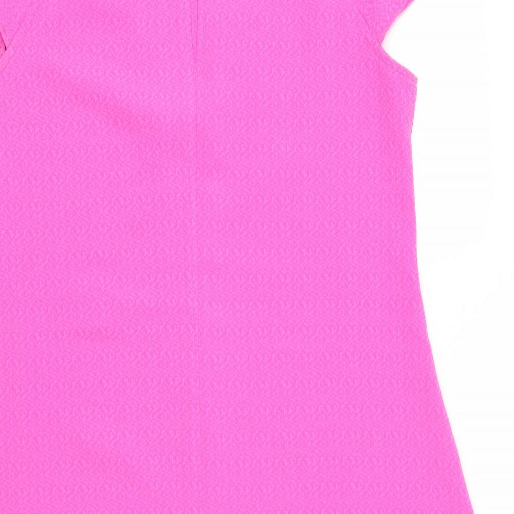 Boohoo Womens Pink   Fit & Flare  Size 10