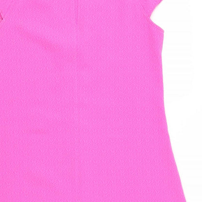 Boohoo Womens Pink   Fit & Flare  Size 10