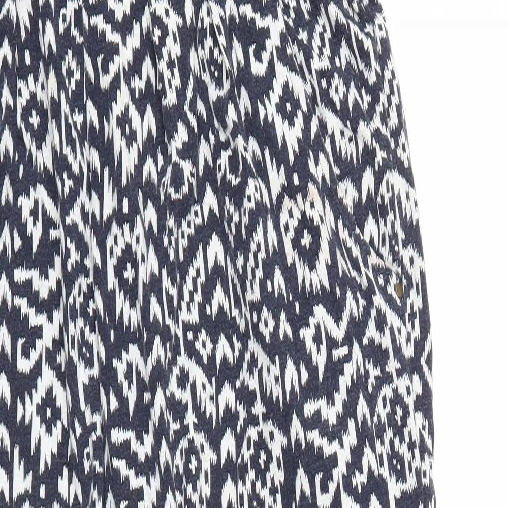 ESMARA Womens Blue Floral  Jogger Trousers Size M L24 in - Stretch waistband