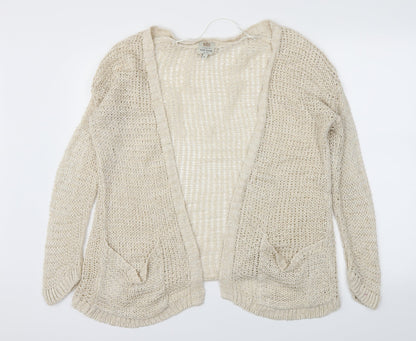 River Isand Womens Beige   Cardigan Jumper Size 10