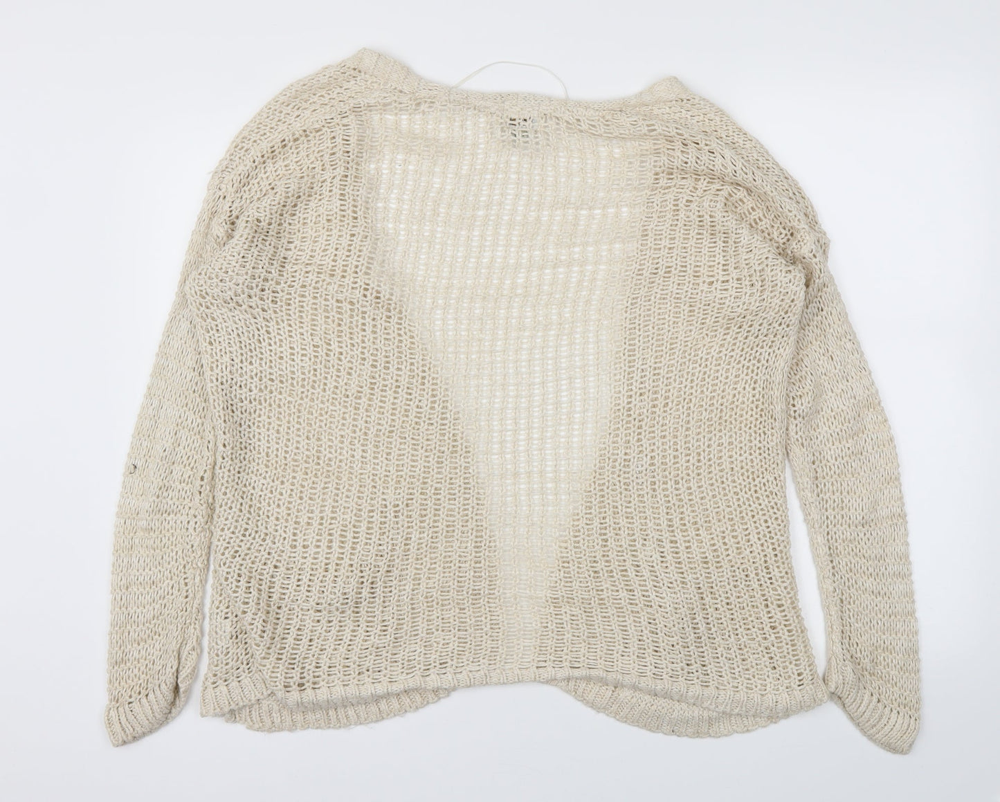 River Isand Womens Beige   Cardigan Jumper Size 10