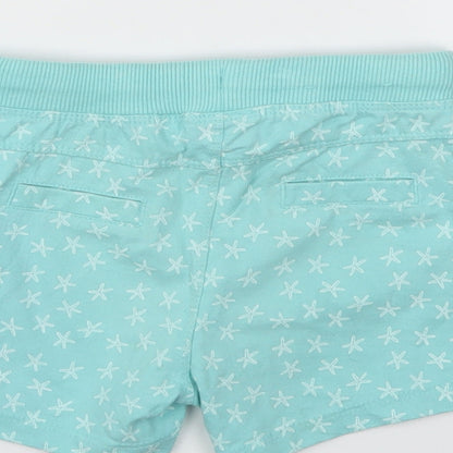 Lupilu Girls Blue Floral  Capri Trousers Size 18-24 Months