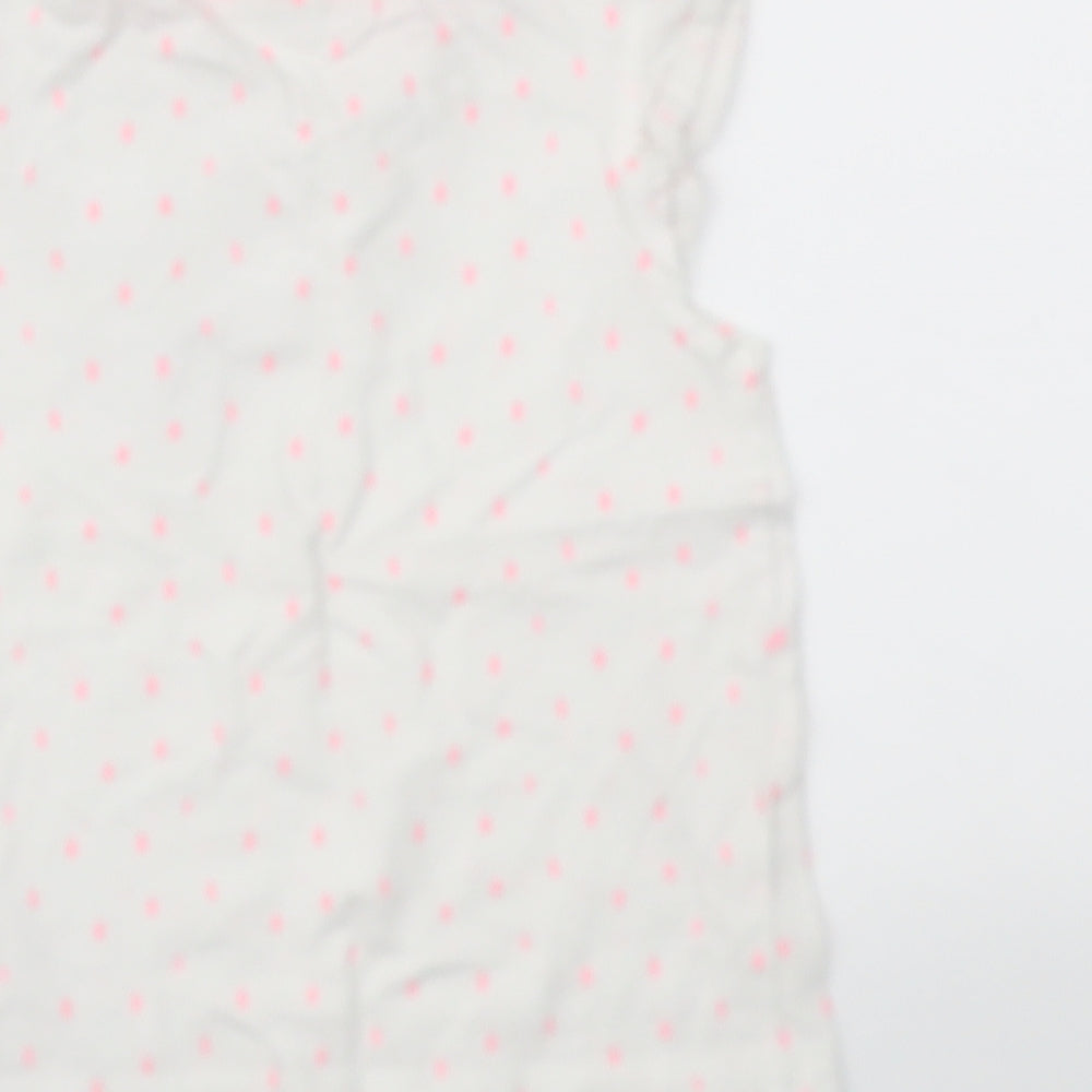 Disney Baby White Animal Print  Basic T-Shirt Size 12-18 Months
