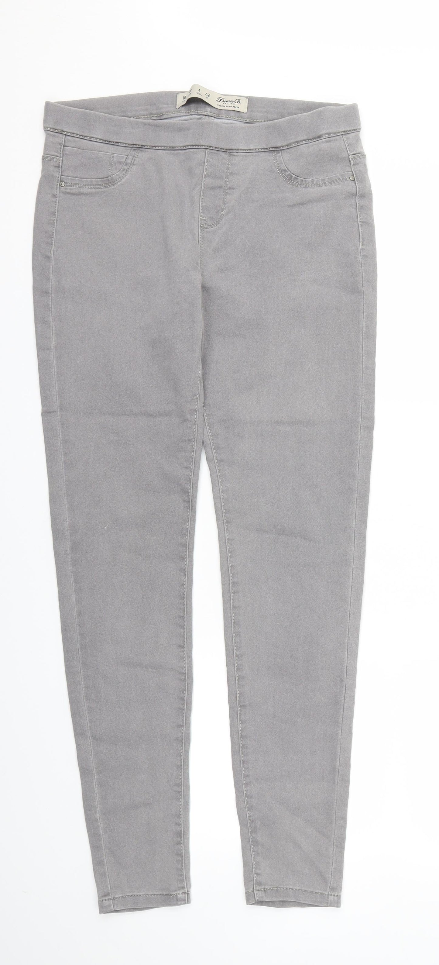 DENIM &CO  Womens Green   Jegging Trousers Size 10 L30 in