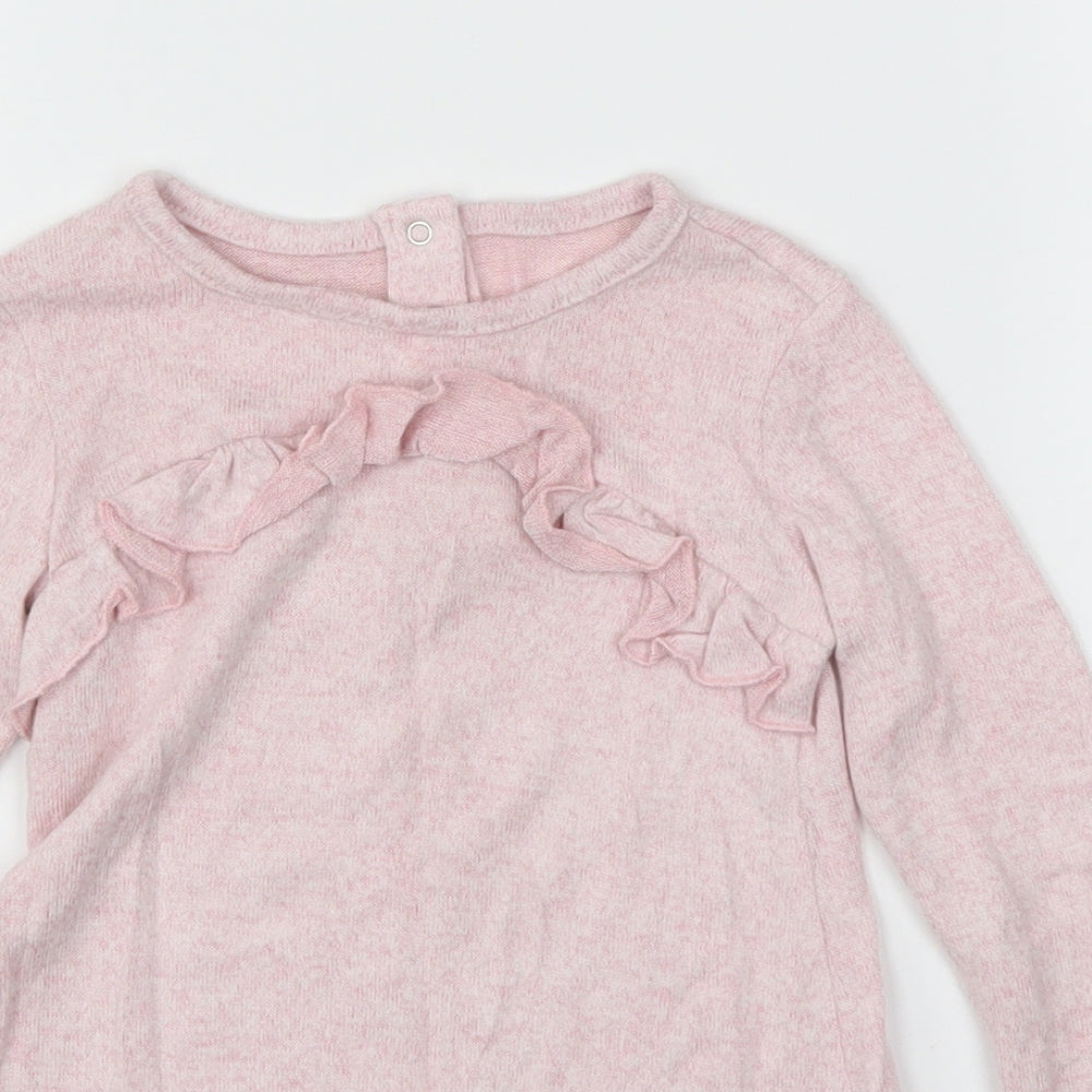 F&F Girls Pink   Fit & Flare  Size 12-18 Months