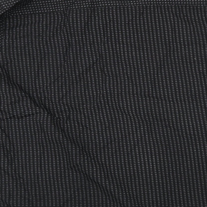Mens UK Size L Dressmann Black  Button-Up Long Sleeve Casual Shirt
