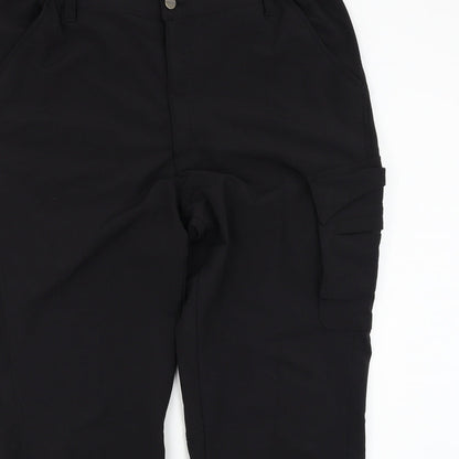 Shamp Womens Black   Trousers  Size L L27 in