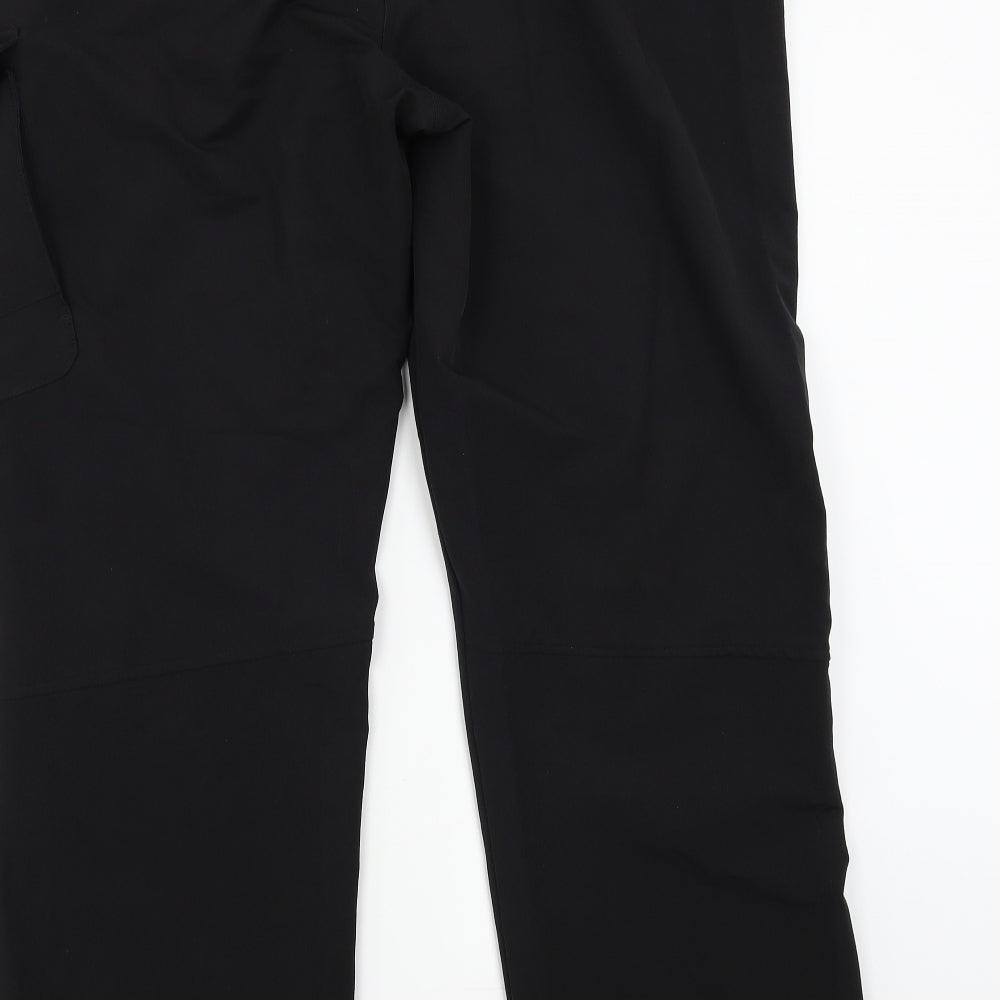 Shamp Womens Black   Trousers  Size L L27 in