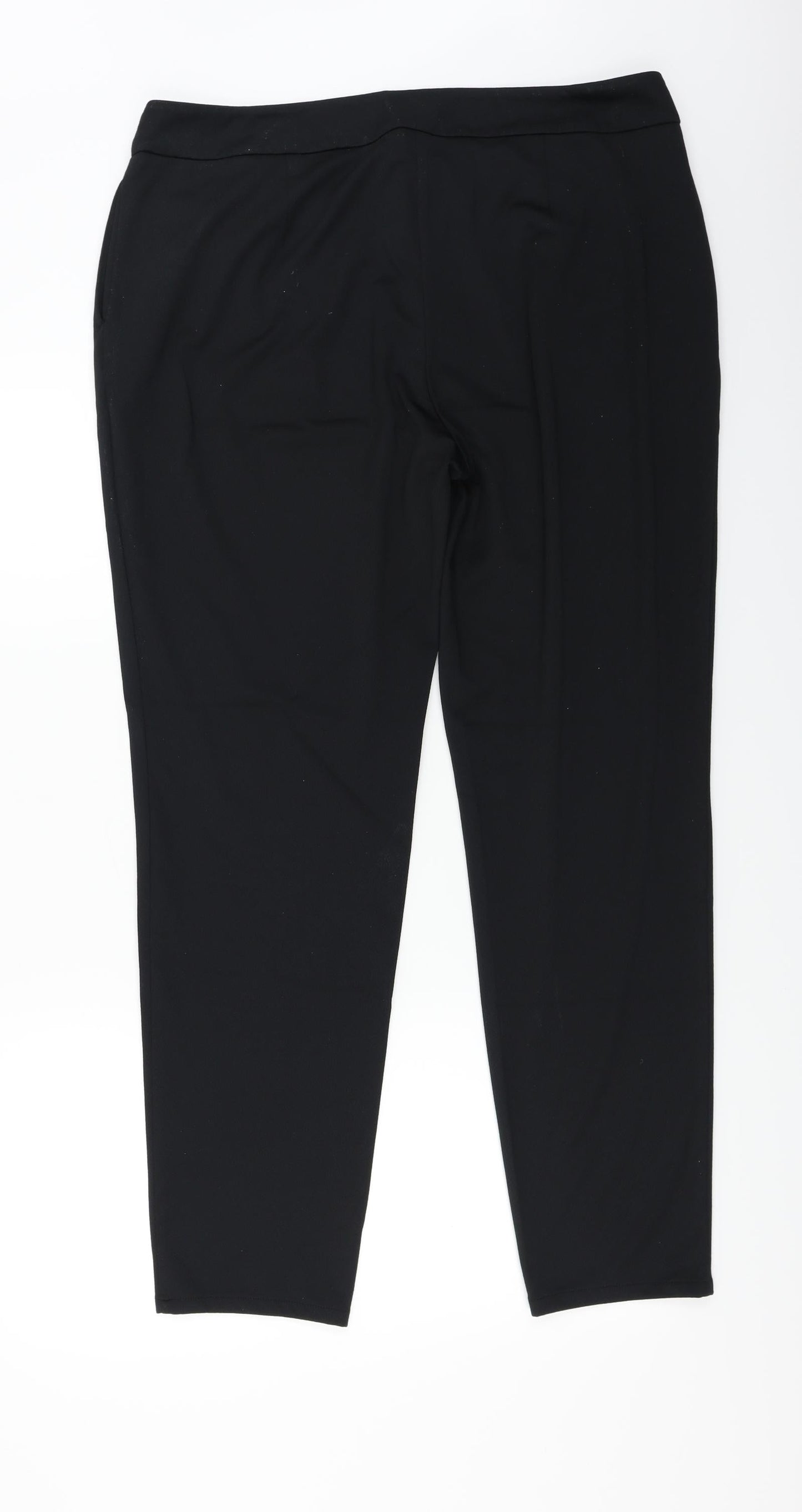 Yessica  Womens Black   Trousers  Size 36 in L27 in