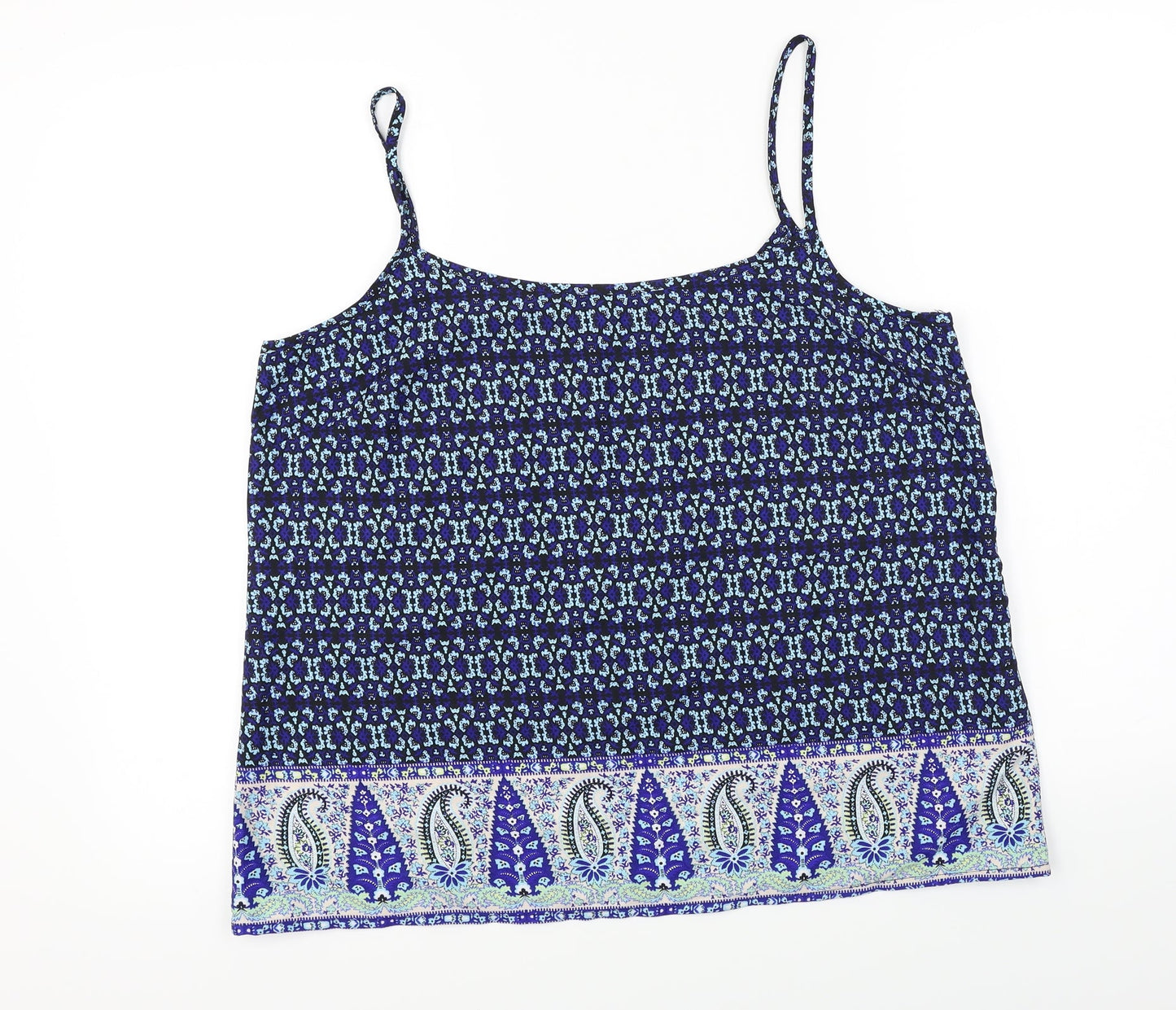 Womens UK Size 18 Atmosphere Blue Basic Blouse