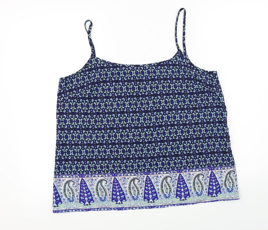 Womens UK Size 18 Atmosphere Blue Basic Blouse