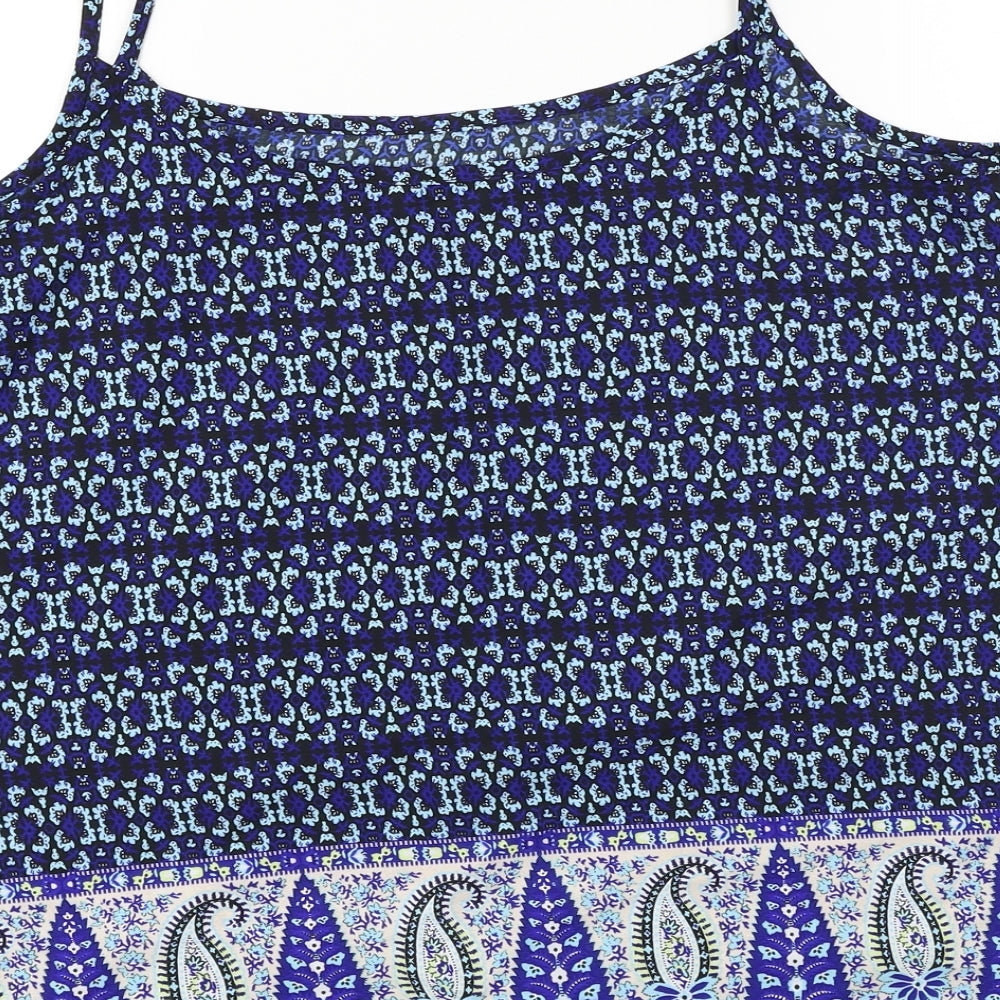 Womens UK Size 18 Atmosphere Blue Basic Blouse