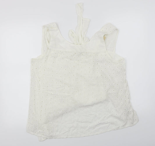 F&F Womens White   Basic T-Shirt Size 14