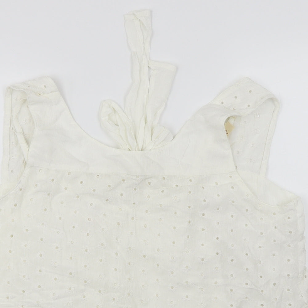 F&F Womens White   Basic T-Shirt Size 14