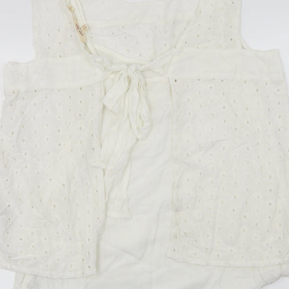 F&F Womens White   Basic T-Shirt Size 14