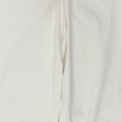 H&M  Womens White   Straight Jeans Size 12 L25 in
