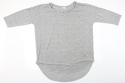Front view of Papaya women’s grey jumper, size XL