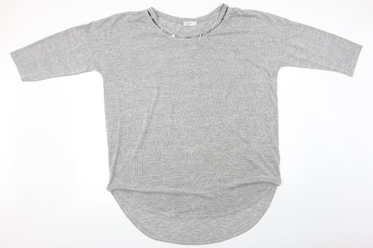 Front view of Papaya women’s grey jumper, size XL