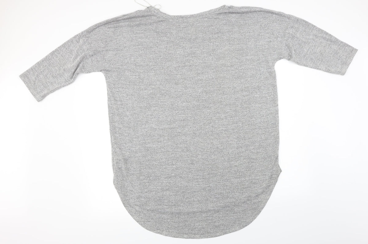 Back view of Papaya women’s grey jumper, size XL