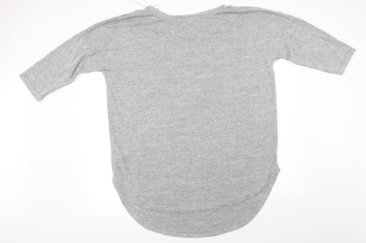 Back view of Papaya women’s grey jumper, size XL