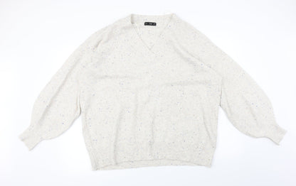 F&F  Womens Beige   Pullover Jumper Size 2